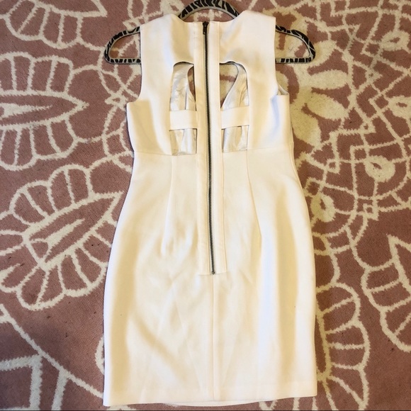 BCBGeneration White dress with cutouts - Picture 3 of 5